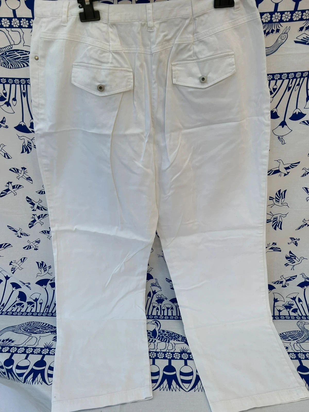 Pantalón 50/5XL Daxon blanco en muy buen estado para mujer – photo 4